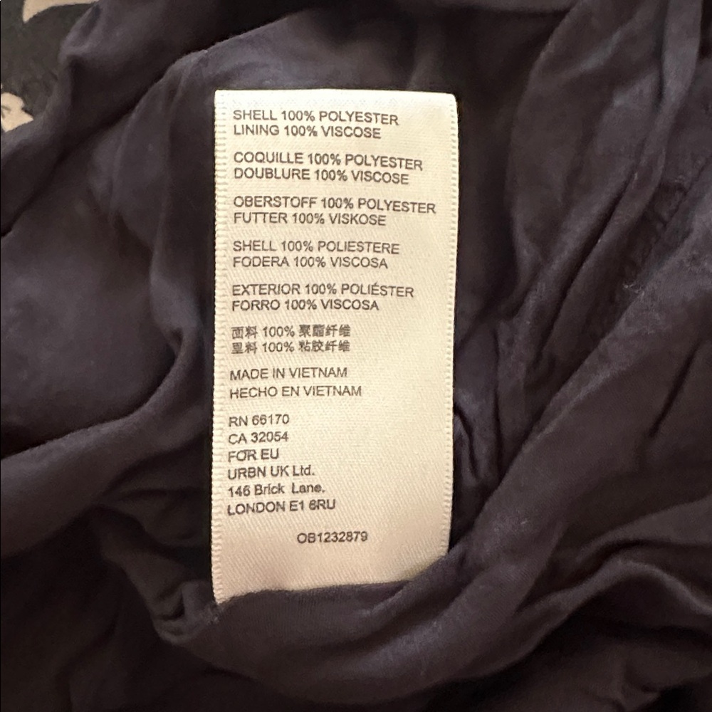 Free People Black Floral satin dress, L - Picture 14 of 14